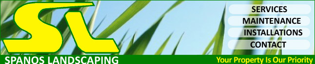 Spanos Residential & Commercial Landscaping Logo